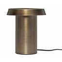 Hnědá kovová stolní lampa Keen - Hübsch