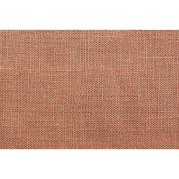Růžový/hnědý lněný závěs 140x300 cm Cafe Creme – Linen Tales-image-1