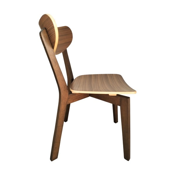 Hnědá jídelní židle Roxby – Actona-image-1