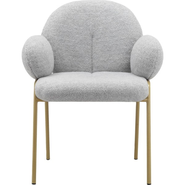 Světle šedá čalouněná jídelní křesla v sadě 2 ks s područkami Iwama – Støraa-image-2