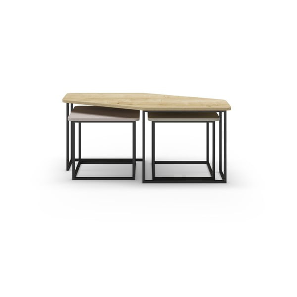 Konferenční stolky v sadě 3 ks 60x111,5 cm Zoya – Marckeric