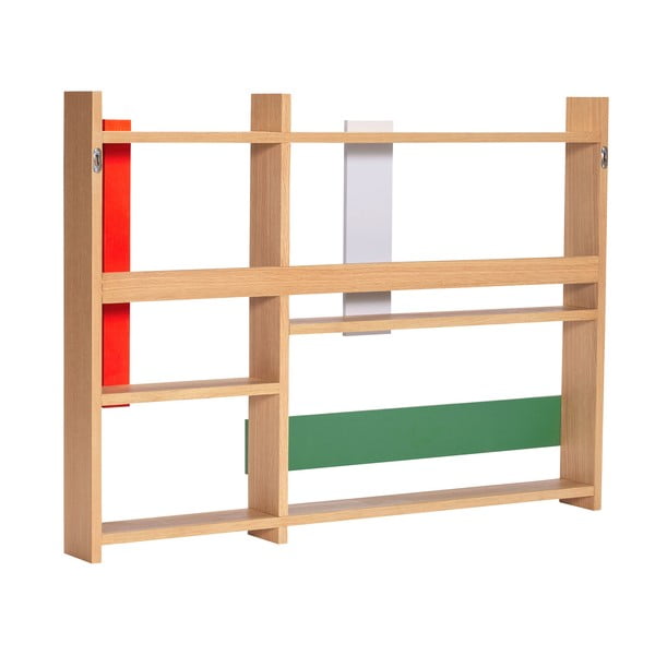 Patrová police v dekoru dubu v přírodní barvě 110 cm Arki – Hübsch-image-2