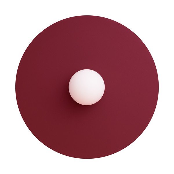 Vínové kovové nástěnné svítidlo ø 50 cm AKE – Thoro-image-4