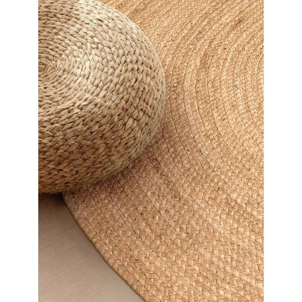 Oboustranný/ručně tkaný jutový koberec v přírodní barvě 160x230 cm Braided – Hanse Home-image-2