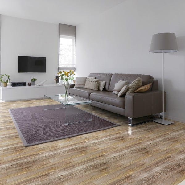 Samolepka na podlahu 90x60 cm Wooden Floor – Ambiance-image-1
