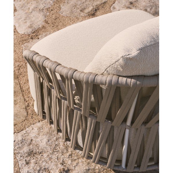 Béžová/taupe zahradní modulární pohovka 167 cm Osani – Kave Home-image-3