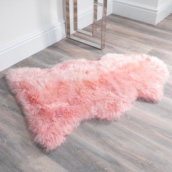 Růžová ovčí kožešina Native Natural Sheep, 60 x 120 cm-image-2