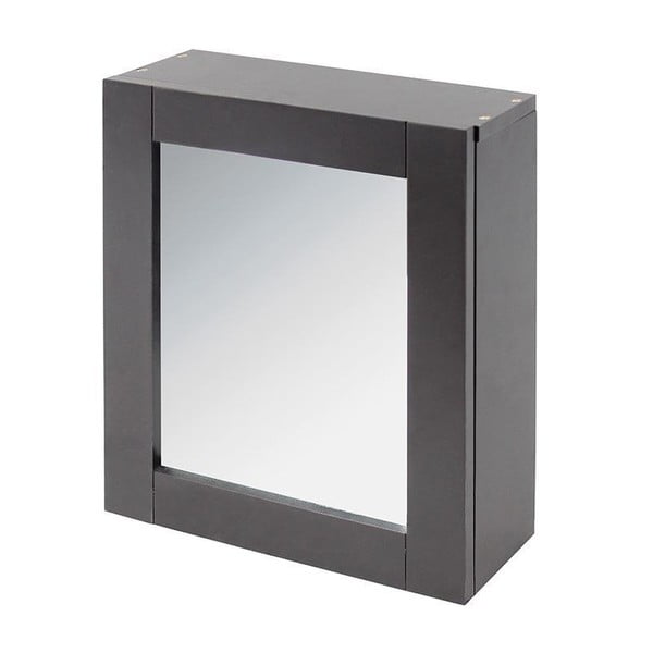 Zrcadlo s úložným prostorem In Grey, 35x30 cm