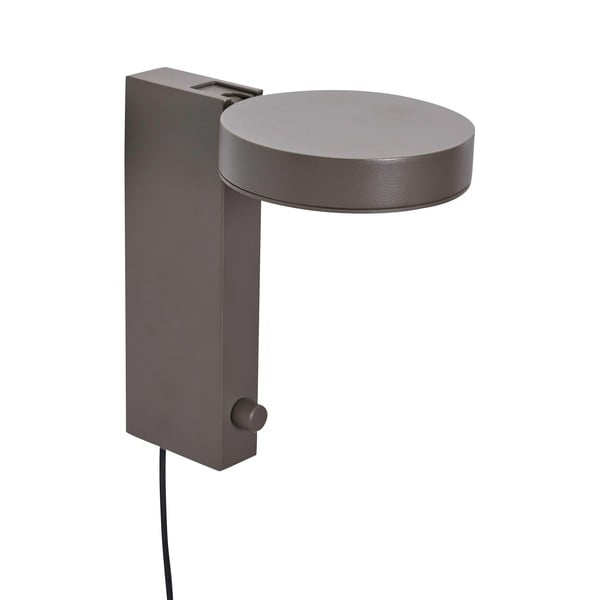 Hnědé nástěnné svítidlo Crea – Hübsch-image-4