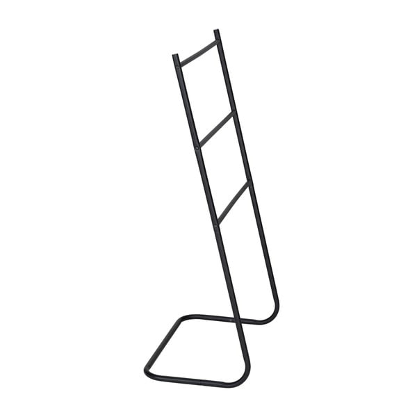 Matně černý kovový stojan na ručníky Aracena – Allstar-image-3