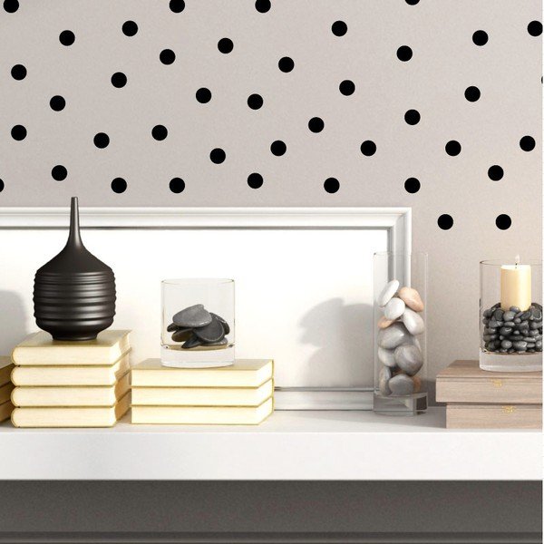 60 Samolepek Ambiance Black Dots