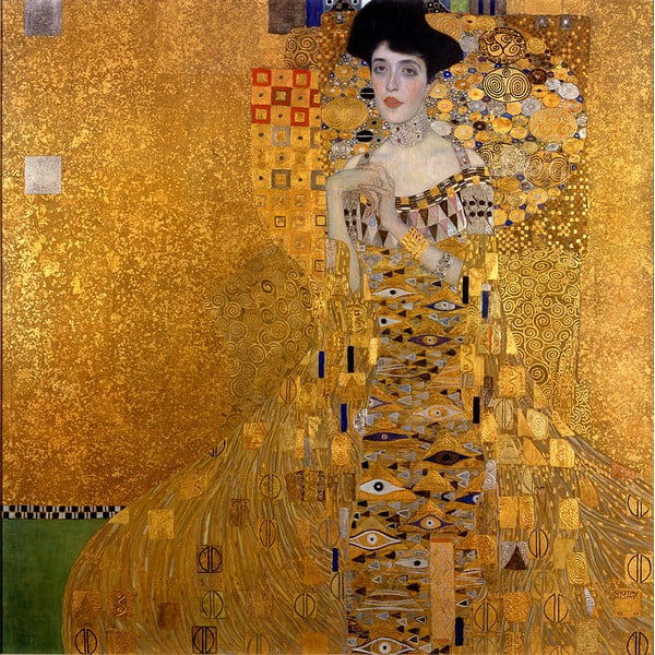 Reprodukce obrazu Gustav Klimt Adele Bloch-Bauer I, 80 x 80 cm