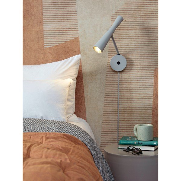 Šedé nástěnné svítidlo ø 6 cm Bordeaux – it's about RoMi-image-1