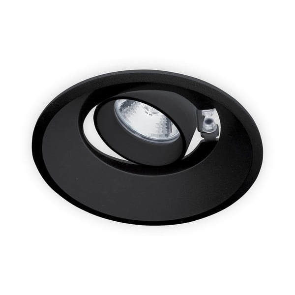 Černý stropní kryt na LED žárovku Kobi Koma