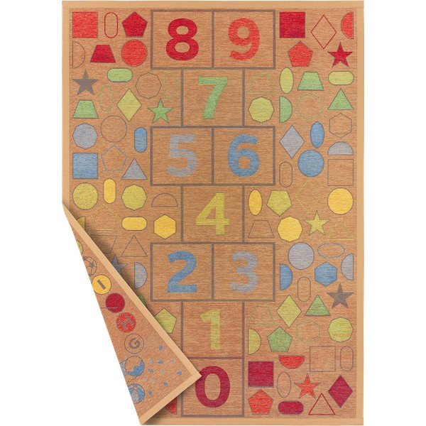 Hnědý oboustranný dětský koberec Narma Tähemaa, 160 x 230 cm-image-2