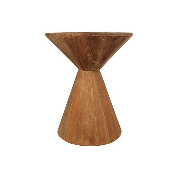 Příruční stolek z recyklovaného dřeva HSM collection Hourglass