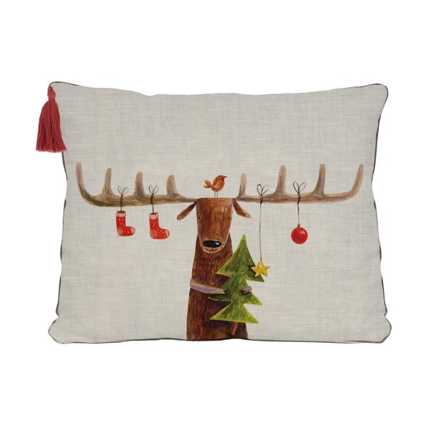 Vánoční dekorační polštář 35x50 cm Reindeer - Little Nice Things