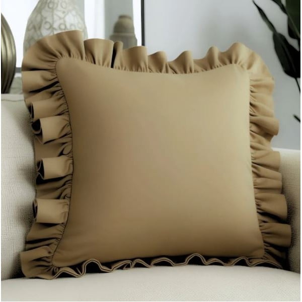 Povlak na polštář s příměsí bavlny 40x40 cm Ruffled – Mila Home-image-1