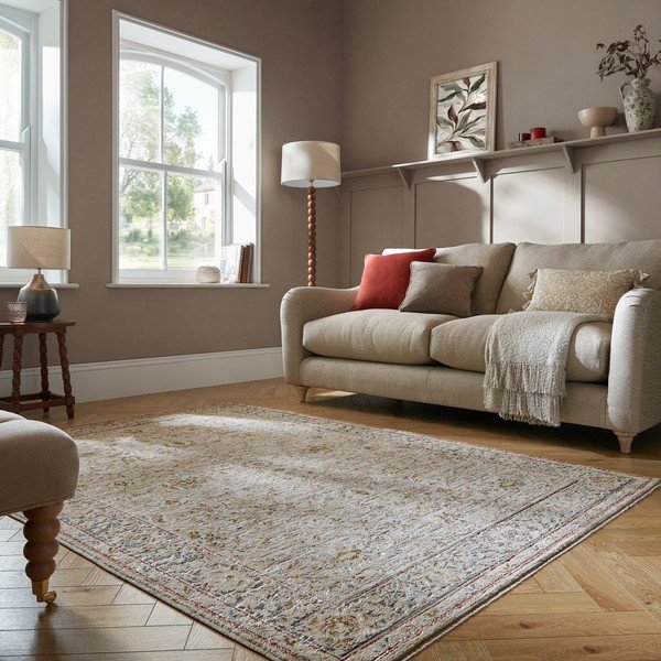 Koberec v přírodní barvě 160x230 cm Meena Vintage – Flair Rugs-image-1