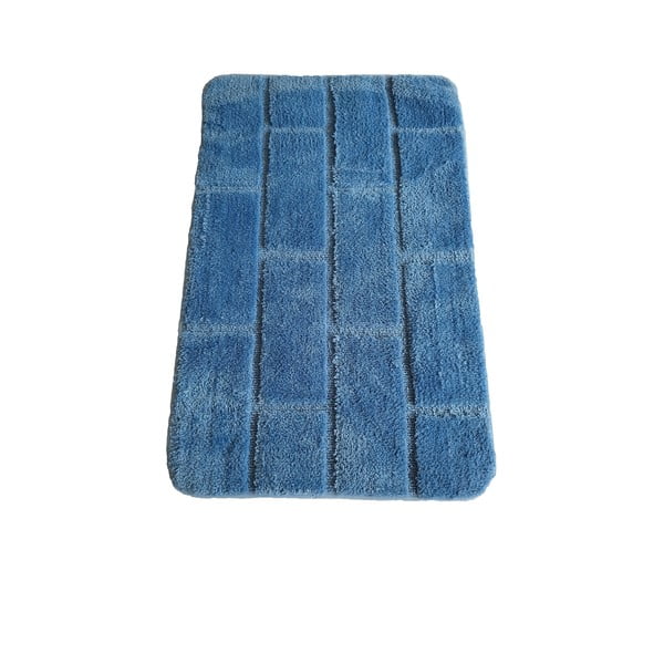 Modrá koupelnová předložka 50x80 cm – JAHU collections