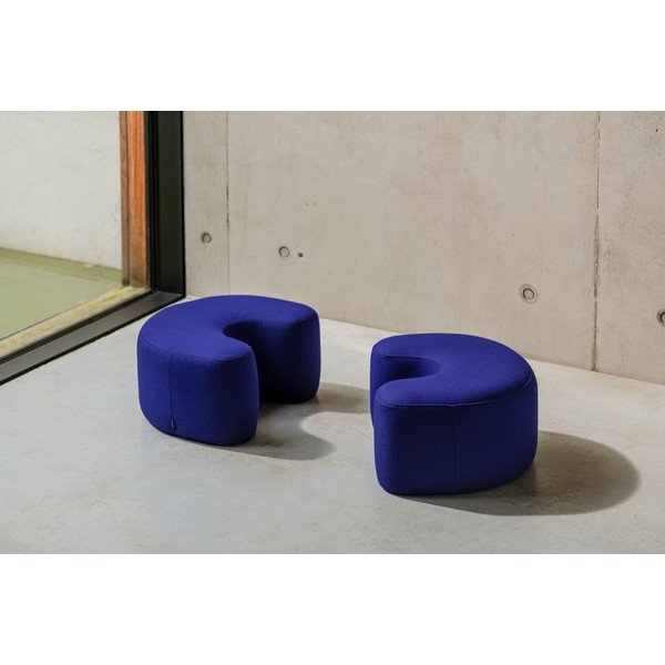 Modrý vlněný taburet Ü – noo.ma-image-3