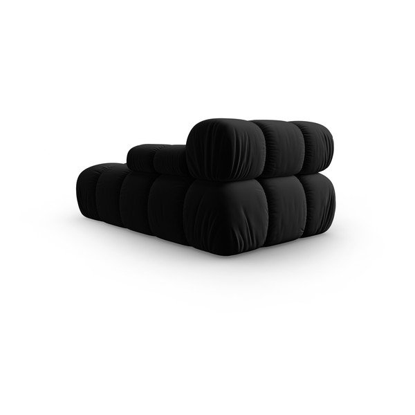 Černá sametová lenoška (pravý roh) Bellis – Micadoni Home-image-4
