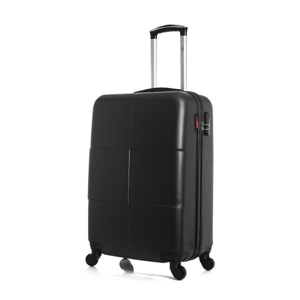 Černý cestovní kufr na kolečkách Hero Coronado, 61 l-image-4
