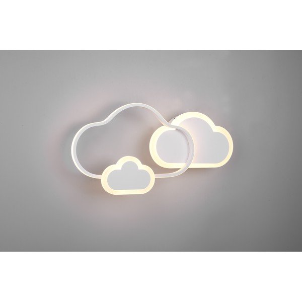 Bílé dětské svítidlo 52x25 cm Cloudy – Reality-image-3