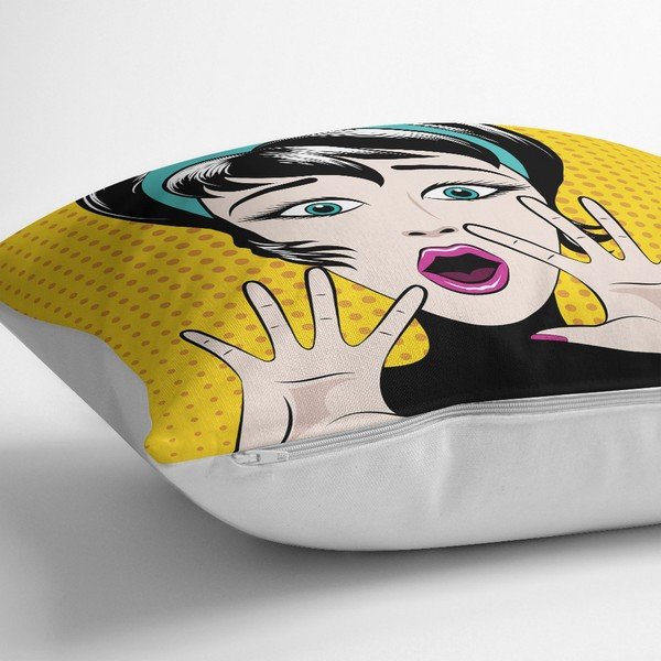 Povlak na polštář s příměsí bavlny Minimalist Cushion Covers PopArt Points, 45 x 45 cm-image-1