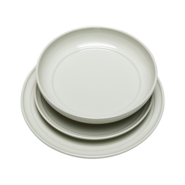 Krémový dezertní  talíř z kameniny ø 23 cm Amare – Hübsch-image-4