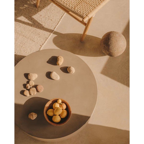 Kulatý zahradní odkládací stolek ø 60 cm Garbet – Kave Home-image-4