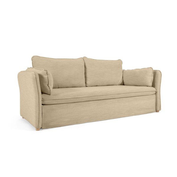 Béžová rozkládací pohovka 210 cm Tanit – Kave Home-image-2