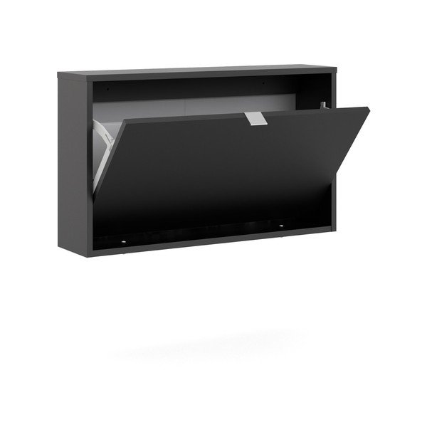 Černý výklopný závěsný botník Shoes – Tvilum-image-4