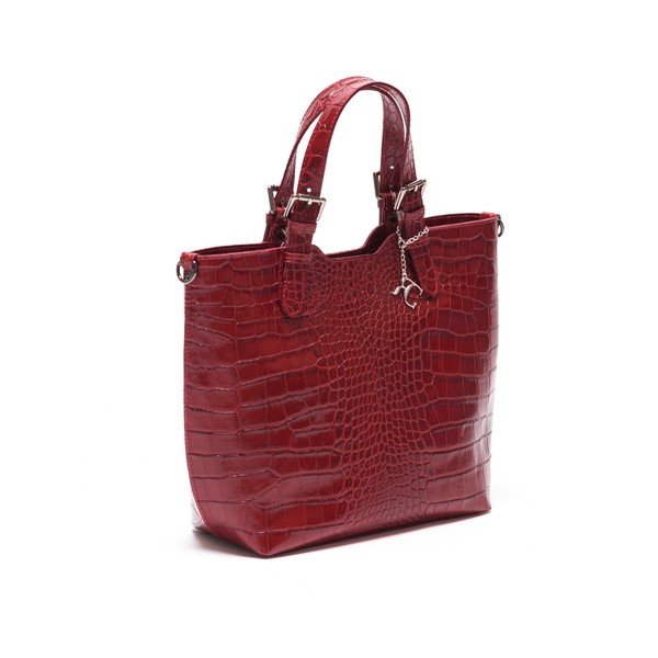 Kožená kabelka Renata Corsi 635 Rosso-image-1