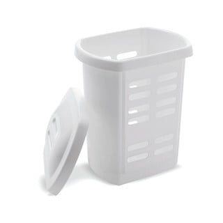 Bílý koš na prádlo Addis Linen Hamper White, 60 l