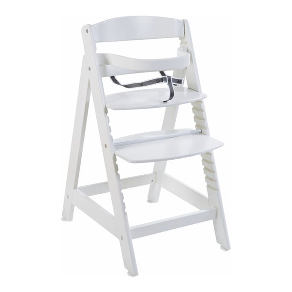 Bílá nastavitelná dětská židlička Roba Sit Up Maxi