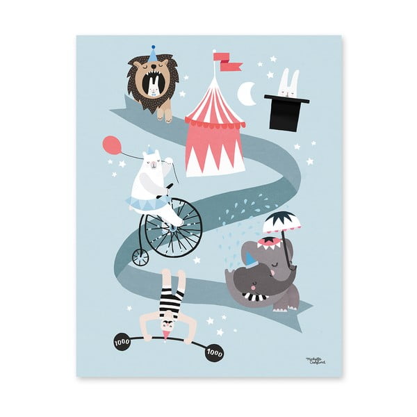 Plakát Michelle Carlslund Circus Friends, 30 x 40 cm