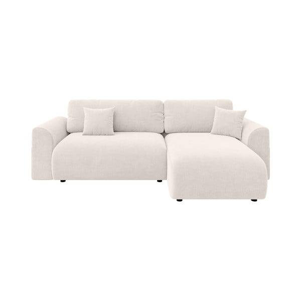 Bílá rozkládací rohová pohovka (variabilní) Lorine – Ropez-image-2