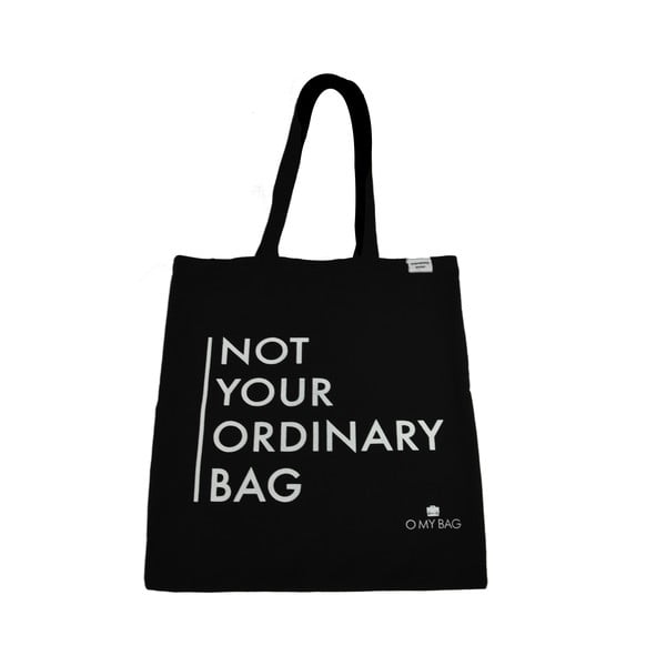 Bavlněná taška O My Bag Not Your Ordinary, černá