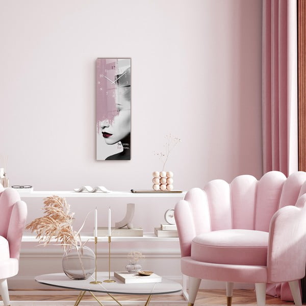 Skleněné nástěnné hodiny Be you - Styler-image-3