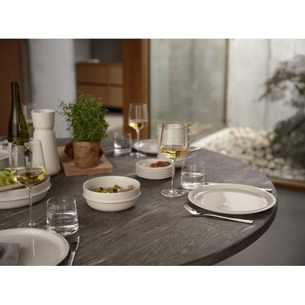 Krémový porcelánový talíř ø 24 cm Eau – Zone-image-1