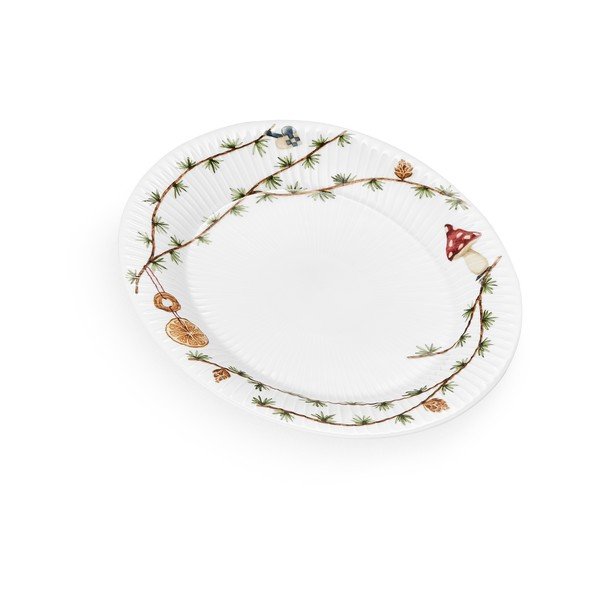 Porcelánový tác s vánočním motivem 22,5x28,5 cm Hammershøi Christmas – Kähler Design-image-3