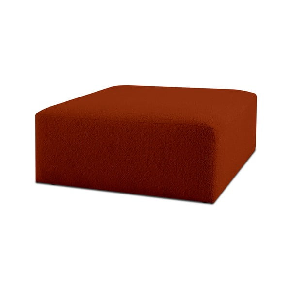 Modul pohovky z textilie bouclé v cihlové barvě Roxy – Scandic-image-2
