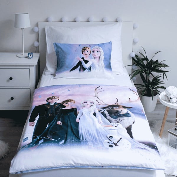 Bavlněné dětské povlečení do postýlky 100x135 cm Frozen 2 – Jerry Fabrics-image-1