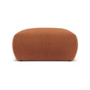 Hnědý taburet z textilie bouclé Molino – Micadoni Home