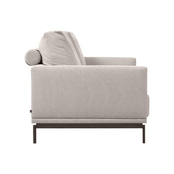 Béžová žinylková pohovka 214 cm Galene – Kave Home-image-3