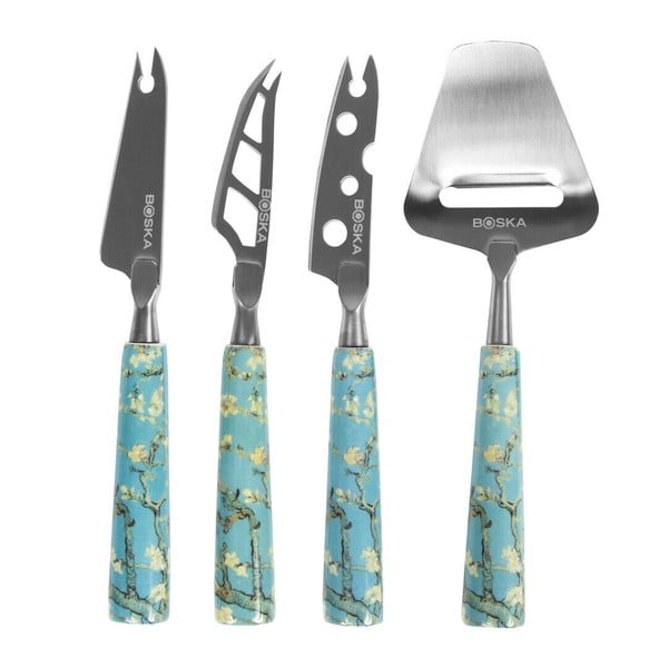 Sada 4 nožů na sýr Boska Cheese Knife Set Mini Van Gogh Almond Blossom