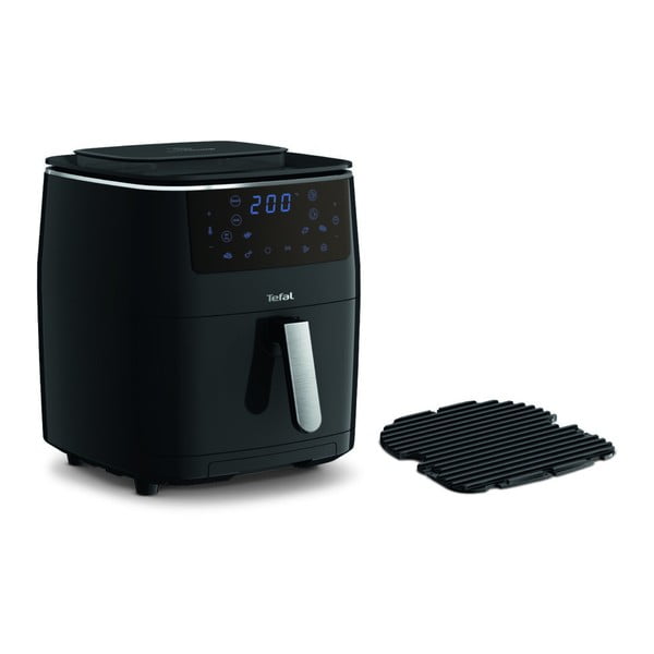 Černá horkovzdušná fritéza EASY FRY&GRILL STEAM+ FW201815 – Tefal