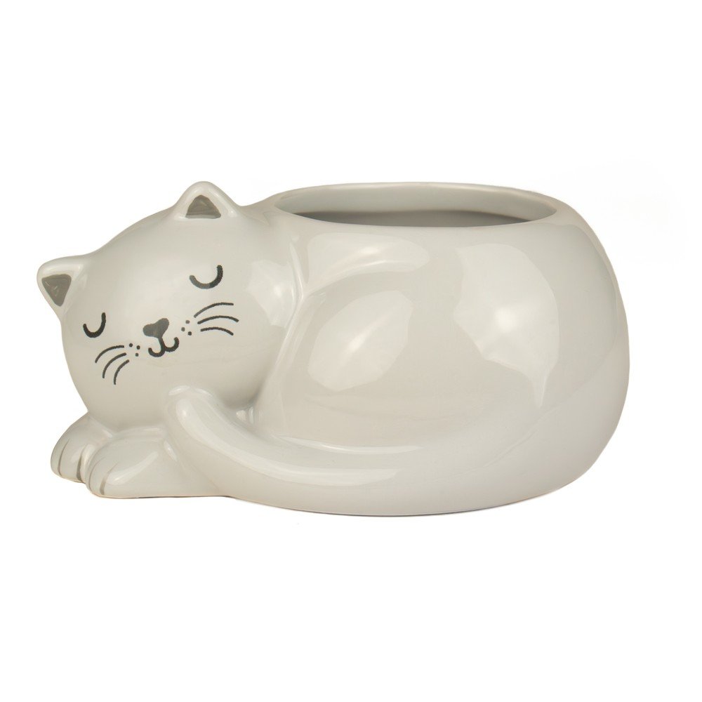 Keramický obal na květináč Sleeping Cat – Sass & Belle