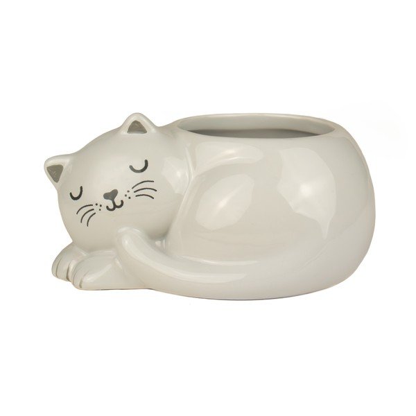 Keramický obal na květináč Sleeping Cat – Sass & Belle